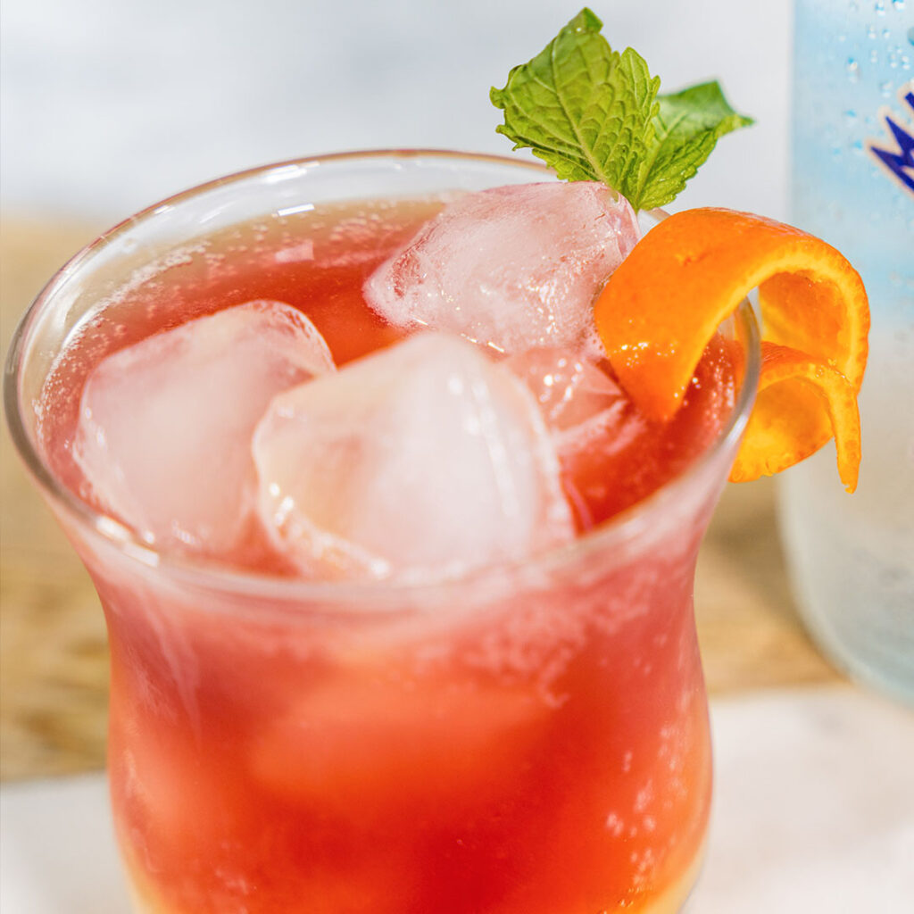 bezalkoholowy gorzki smak aperitifu