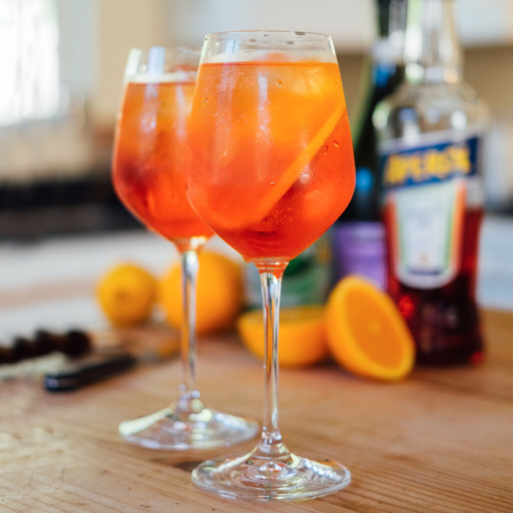 włoski Spritz na bazie aperolu