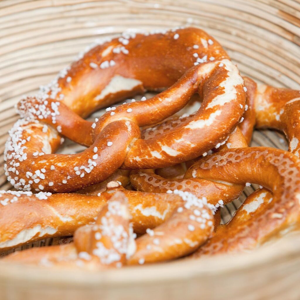 Pretzle do piwa po pracy.